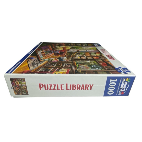 PUZZLE LIBRARY White Mountain Puzzle 1000 Pieces Complete with all Pieces #1796 - Picture 5 of 6